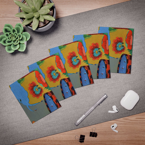 Wishing Well (Design # 2) Multi-Design Greeting Cards (5-Pack)