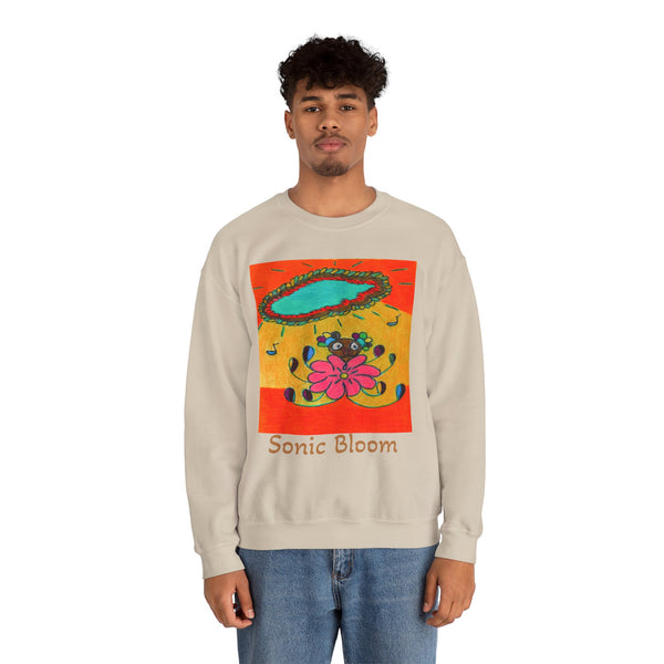 Sonic Bloom, Unisex Heavy Blend™ Crewneck Sweatshirt