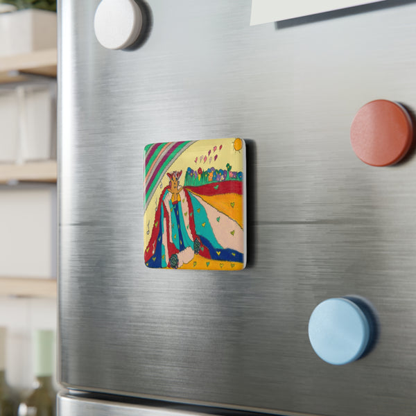 Noble King of Hearts, (Porcelain Magnet, Square)