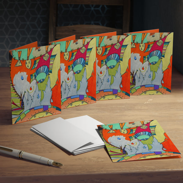 Clean Laundry, Multi-Design Greeting Cards (5-Pack)