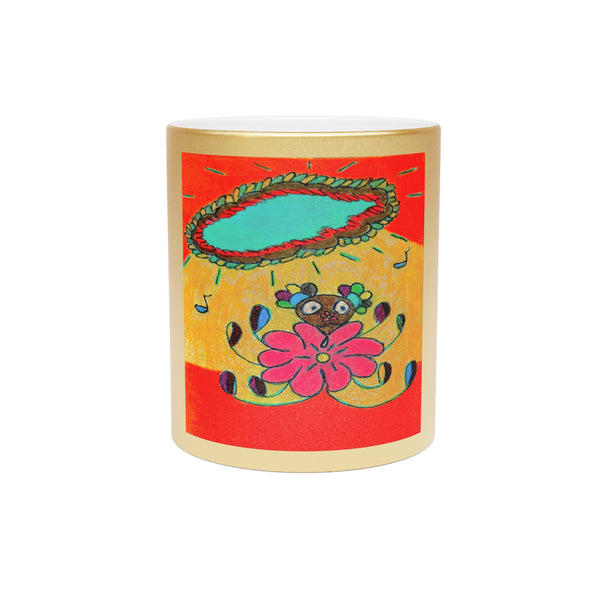 Bear Up, Metallic Mug (Silver\Gold)