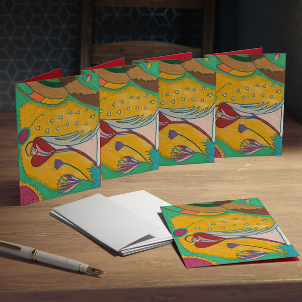 Angel Full of Heart, (Blank) Multi-Design Greeting Cards (5-Pack)