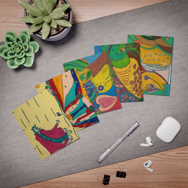 Set # 2 Multi-Design Greeting Cards (Blank) (5-Pack)