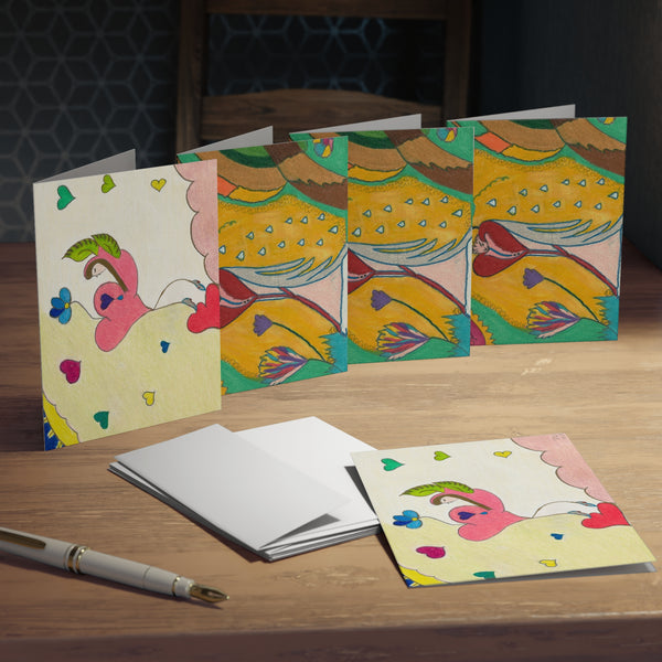 Set # 4 Multi-Design Greeting Cards (Blank) (5-Pack)