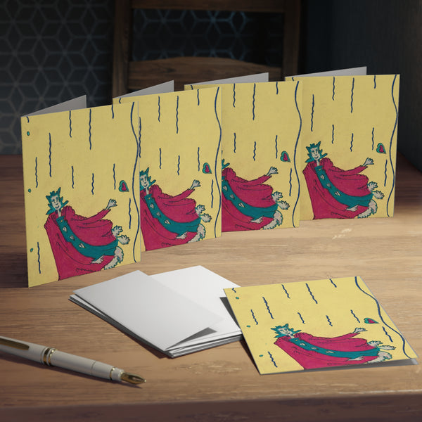 Noble Queen of Hearts, Multi-Design Greeting Cards (5-Pack) (Blank)