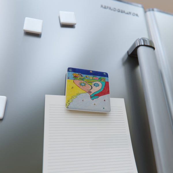 Cosmic Heart (1st Edition), (Porcelain Magnet, Square)