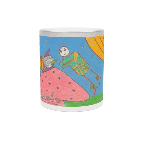 Full Moon, Metallic Mug (Silver\Gold)