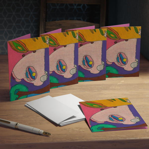 Sunset (Eye in The Sky) Multi-Design Greeting Cards (5-Pack) (Blank)