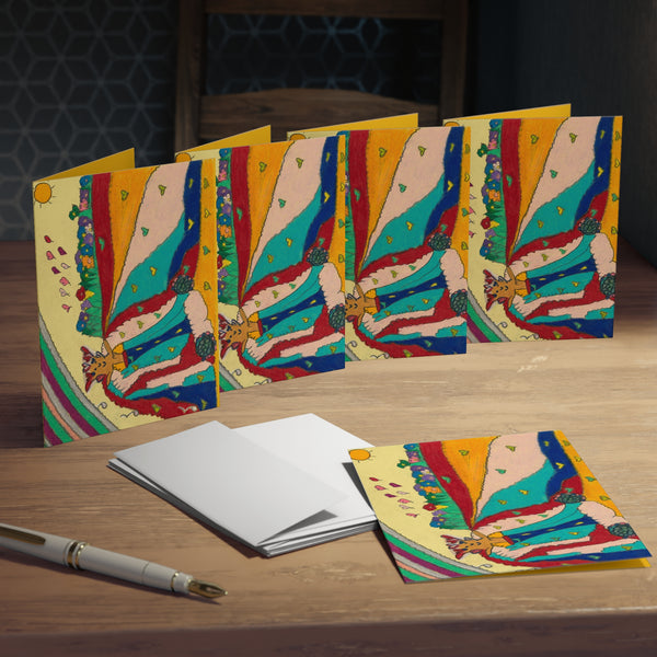 Noble King of Hearts, (Blank) Multi-Design Greeting Cards (5-Pack)