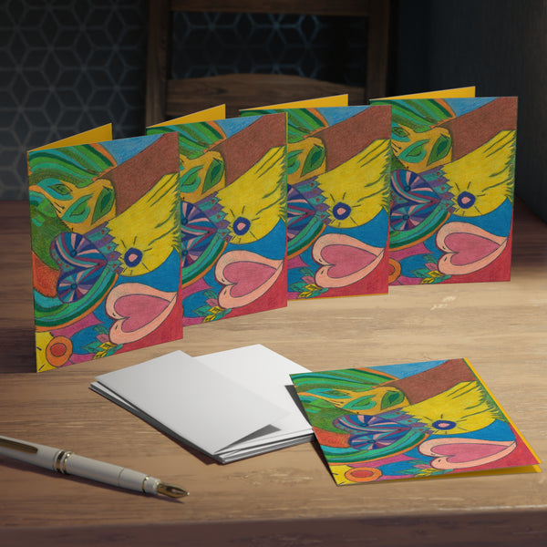 Owl in Love, Multi-Design Greeting Cards (5-Pack) (Blank)