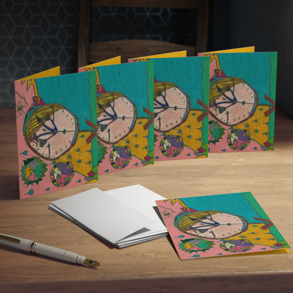 Wake Up (Timekeeper), Multi-Design Greeting Cards (5-Pack) (Blank)