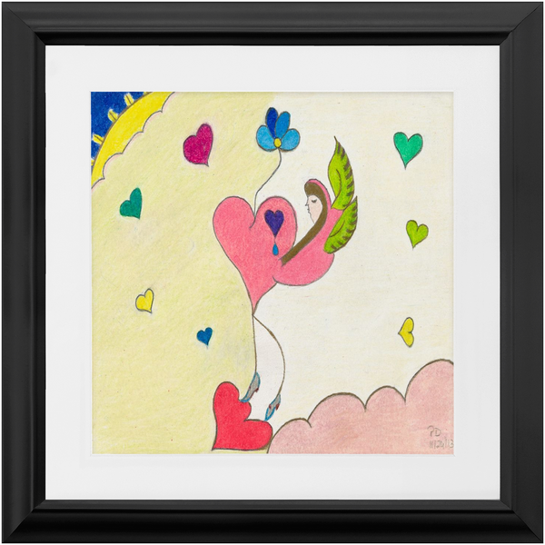 Cosmic Heart Phoenix (1st Edition) Premium Framed Prints