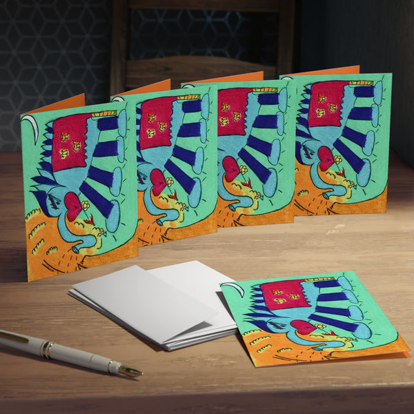 Noble Elephant, Multi-Design Greeting Cards (5-Pack) (Blank)