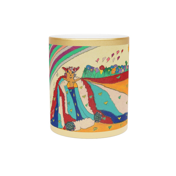 Noble King of Hearts, Metallic Mug (Silver\Gold)