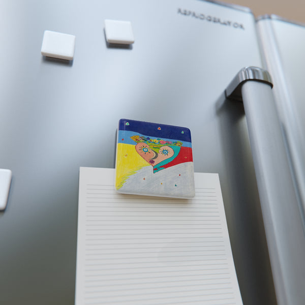 Cosmic Heart (2nd Edition), (Porcelain Magnet, Square)