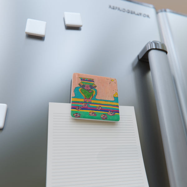 Brave Heart, (Porcelain Magnet, Square)