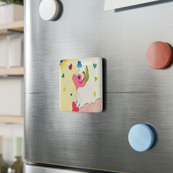 Cosmic Phoenix (1st Edition), (Porcelain Magnet, Square)