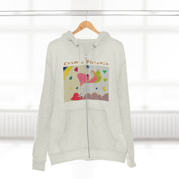 Cosmic Phoenix (2nd Edition) Unisex Zip Hoodie