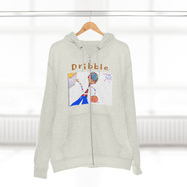 Dribble, Unisex Zip Hoodie