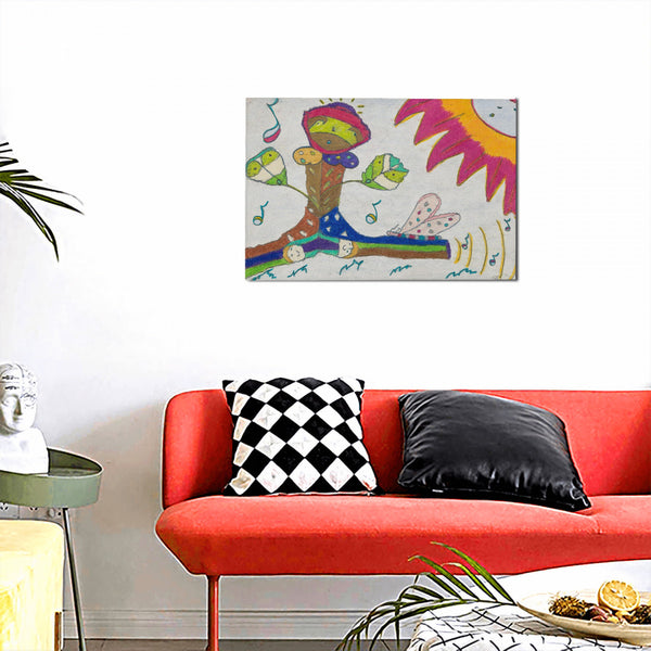 Tree Top: HC_C22 Canvas with Mounting Brackets 12x18in (horizontal)