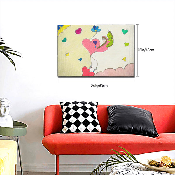 Cosmic Phoenix (1st Edition), HC_C24 Canvas with Mounting Brackets 16x24in (horizontal)