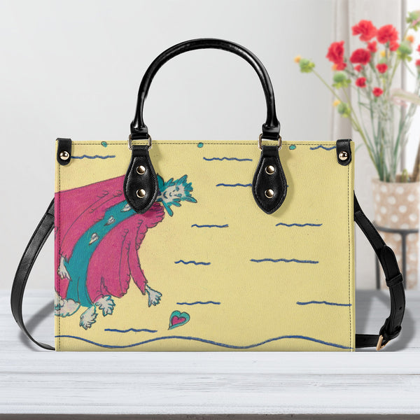 Noble Queen of Hearts, Multiple Sizes Upgraded Luxury Women PU Leather Handbag