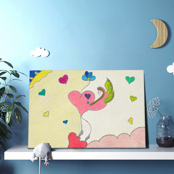 Cosmic Phoenix (1st Edition): HC_C22 Canvas with Mounting Brackets 12x18in (horizontal)