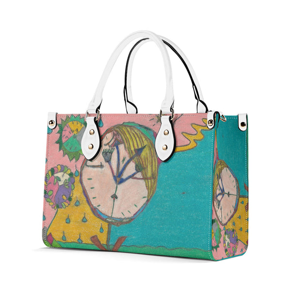 Wake Up (Timekeeper) Multiple Sizes Upgraded Luxury Women PU Leather Handbag