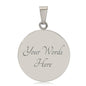 Upright in Heart (My Valentine's), Circle Luxury Necklace
