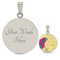 Noble Queen of Hearts, Circle Luxury Necklace