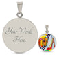 The Shoe Fits, Circle Luxury Necklace