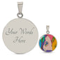 Sunset (Eye in The Sky), Circle Luxury Necklace
