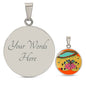 Sonic Bloom, Circle Luxury Necklace