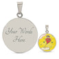 Blissful Heart (Dancer), Circle Luxury Necklace
