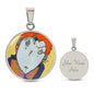 Red Head, Circle Luxury Necklace