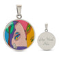 Sunset (Eye in The Sky), Circle Luxury Necklace