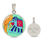 Noble Elephant, Circle Luxury Necklace