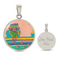 Brave Heart, Circle Luxury Necklace