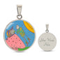Full Moon, Circle Luxury Necklace