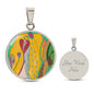 Angel Full of Heart, Circle Luxury Necklace