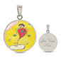 Blissful Heart (Dancer), Circle Luxury Necklace