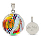 The Shoe Fits, Circle Luxury Necklace