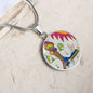 Tree Top, Circle Luxury Necklace