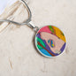 Sunset (Eye in The Sky), Circle Luxury Necklace