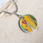 Angel Full of Heart, Circle Luxury Necklace