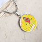 Blissful Heart (Dancer), Circle Luxury Necklace