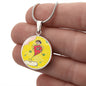 Blissful Heart (Dancer), Circle Luxury Necklace
