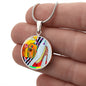 The Shoe Fits, Circle Luxury Necklace