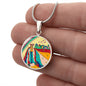 Noble King of Hearts, Circle Luxury Necklace