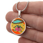 Sonic Bloom, Circle Luxury Necklace